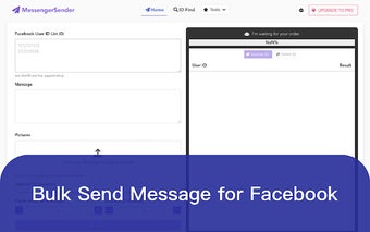 Messenger Bulk Sender - Messager DM Bot