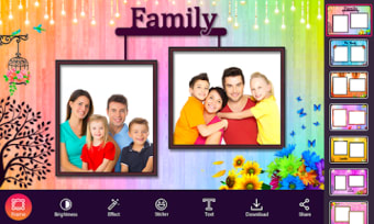 Family Dual Photo Frame