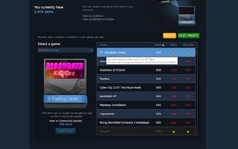 Steam Booster Packs Profit Finder