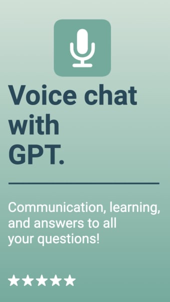 GPT Voice Chat  AI Writer