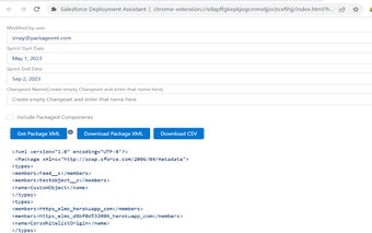 Salesforce Deployment Assistant