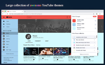 Theme & Color Changer for Youtube™