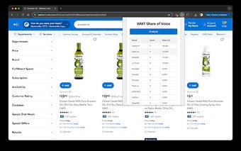 Walmart Search Share of Voice