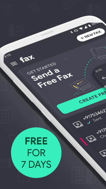 Fax app: Send plus receive fax