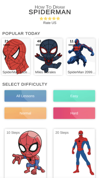How to draw Spider Boy Easy