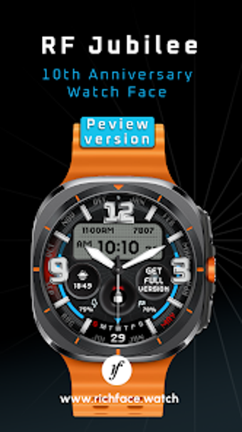 RF Jubilee Watch Face Preview