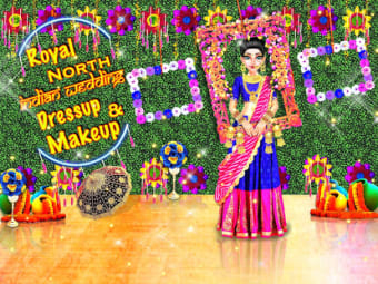 Royal North Indian Wedding Girl Dressup and Makeup