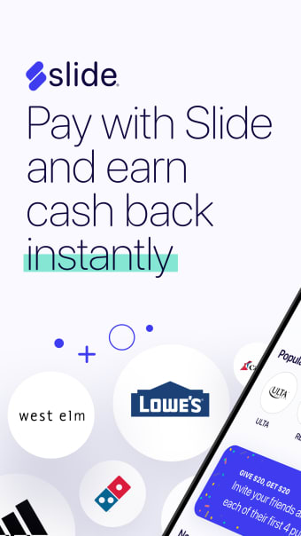 Slide - Pay  Earn Cash Back