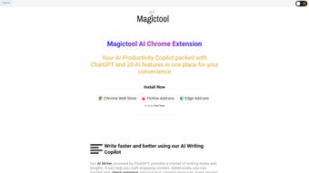 Magictool.AI Chrome Extension