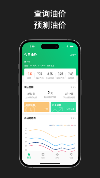 今日油价-查询油价和记录油耗工具