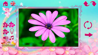 Puzzles for girls: flowers
