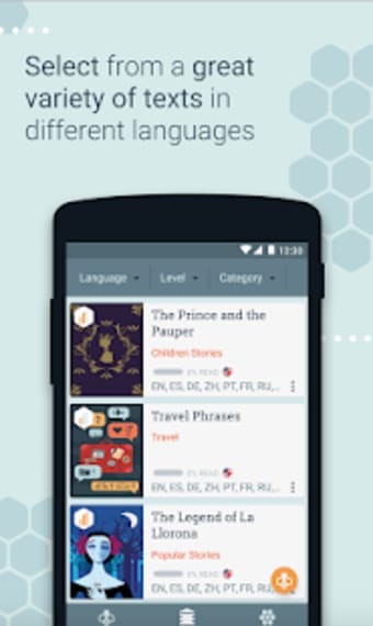 Beelinguapp: Learn Languages Music  Audiobooks
