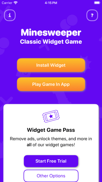 Minesweeper Classic Widget