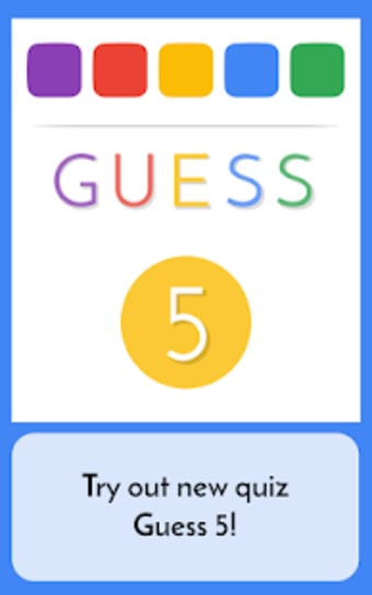 Guess 5 - Words Quiz
