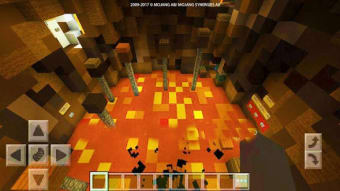 Volcano RUN parkour Map for MCPE Craft