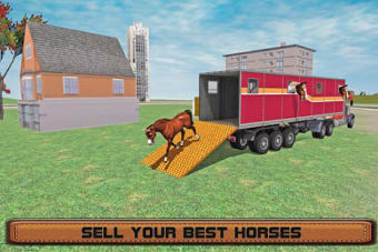 Horse Stunts Transporter Truck