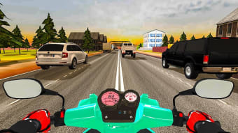 Highway Traffic Rider - 3D Bike Racing