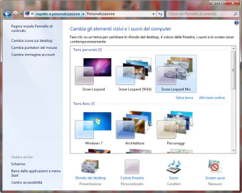 Thème Mac OS X Snow Leopard pour Windows 7
