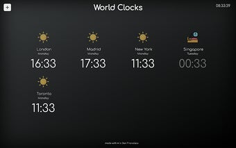 World Clocks New Tab