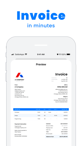 Invoice Maker by Saldo Apps