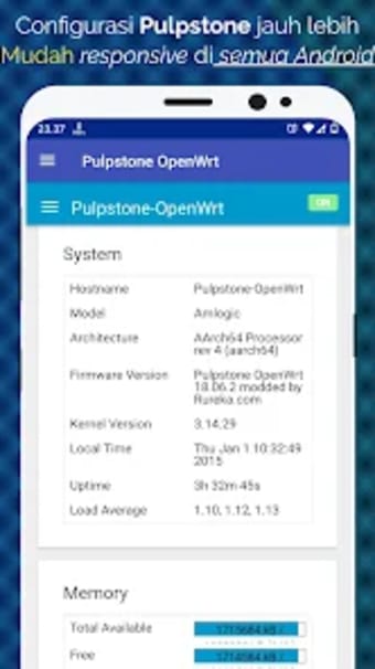 Pulpstone OpenWrt Web Luci