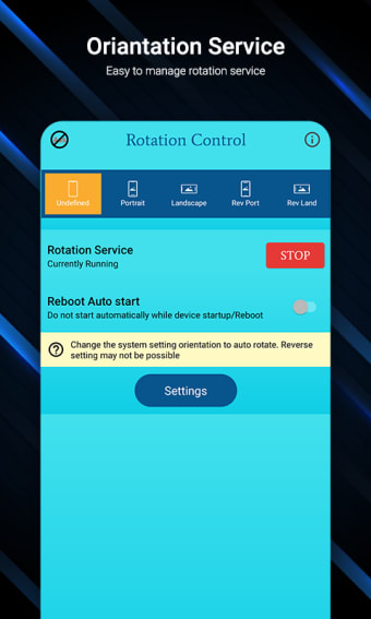 Easy Screen Rotation Manager