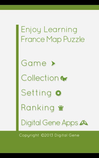 Enjoy Learning France Map Puzzle