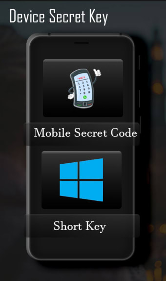 Mobile secret code
