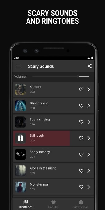 Scary horror sounds