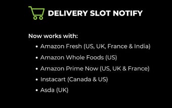 Delivery Slot Notify