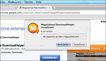 MegaUpload DownloadHelper