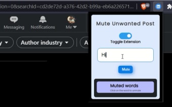Mute Unwanted content - LinkedIn