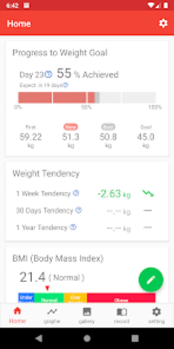 Weight Loss Tracker with Pictu