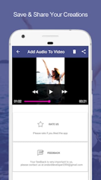 Add Audio to Video : Audio Video Mixer