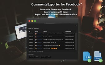 ESUIT | CommentsExporter for Facebook™