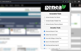 Genea Research Tools