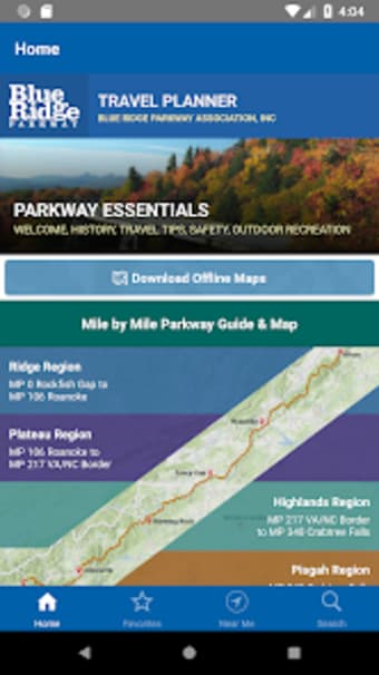 Blue Ridge Parkway Travel Plan