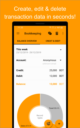 Bookkeeper: Track Daily Income