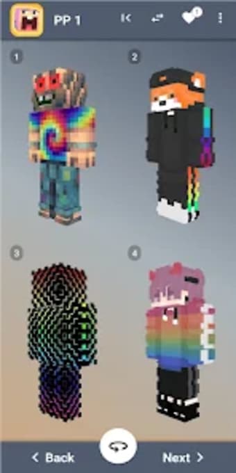 Rainbow Skins Minecraft