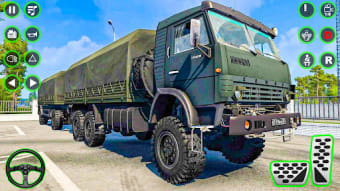 Army Cargo Truck Driving 3d