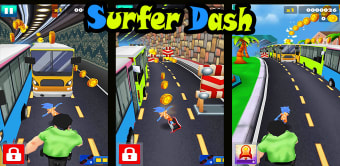 Endless escaping game Surfer Dash