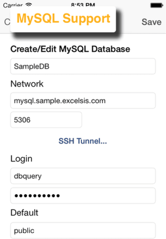 MySQL QueryDB SSH Client