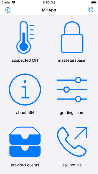 MHApp - Malignant Hyperthermia