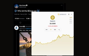 Cryptocurrency price updates on twitter