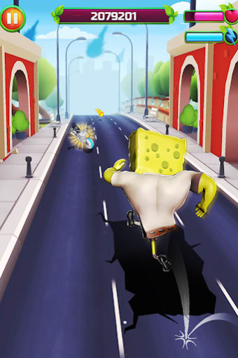 Subway Sponge Neighbor Dash