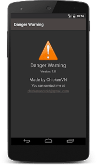 Danger Warning