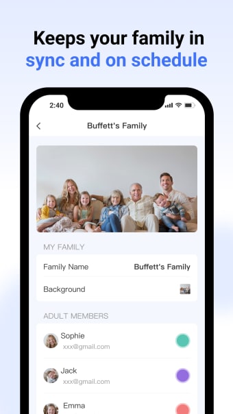 Family App : Family Organizer