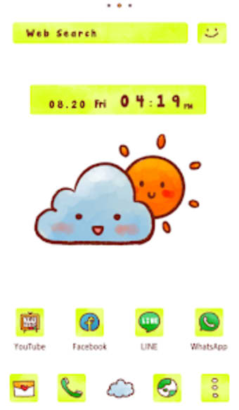 Cloudy Weather Theme HOME