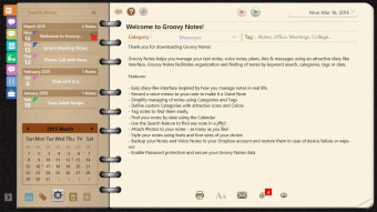 Groovy Notes - Text, Voice Notes & Digital Organizer