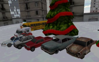 Car winter parking - 3D game